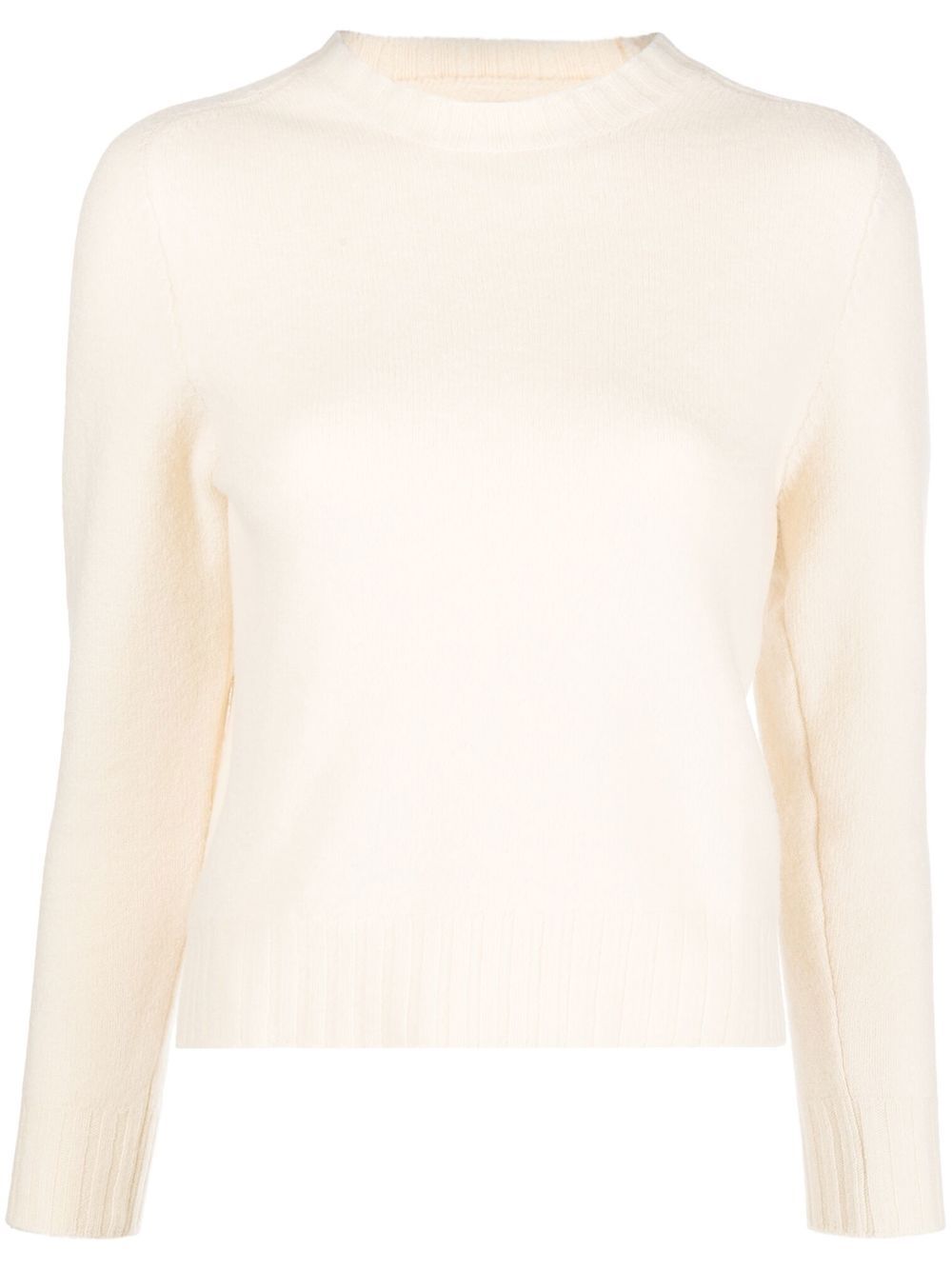 Jil Sander crew-neck knitted jumper - Neutrals von Jil Sander