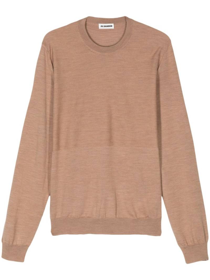 Jil Sander crew-neck sweater - Brown von Jil Sander