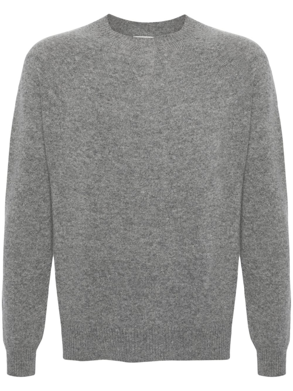 Jil Sander crew-neck wool-blend jumper - Grey von Jil Sander