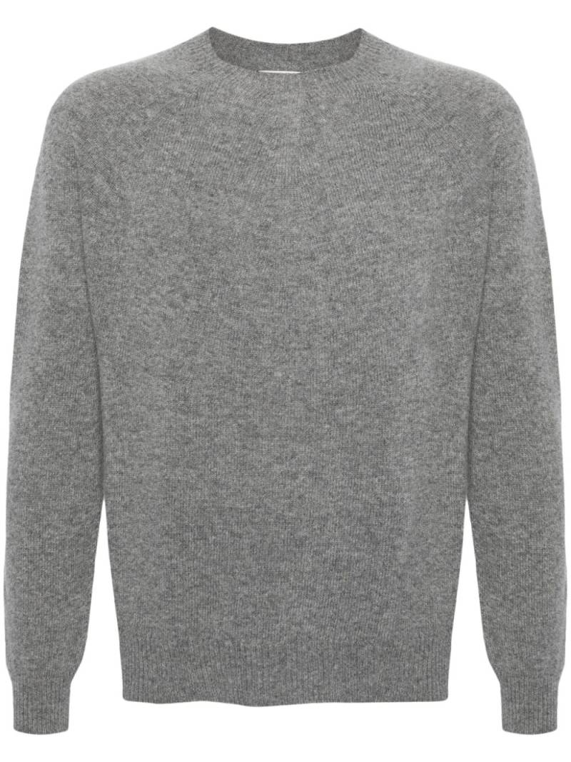 Jil Sander crew-neck wool-blend jumper - Grey von Jil Sander