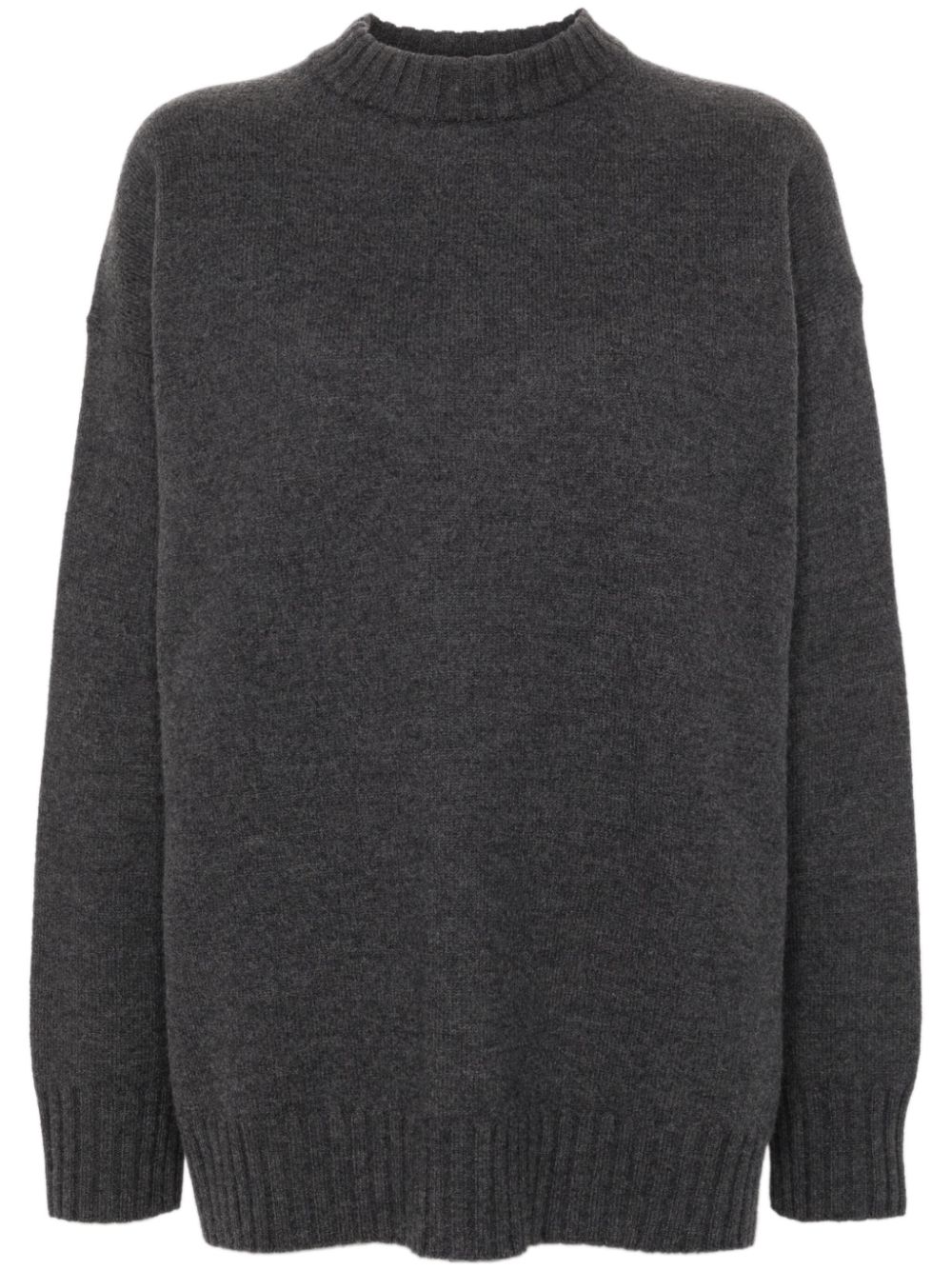 Jil Sander crew-neck wool jumper - Grey von Jil Sander