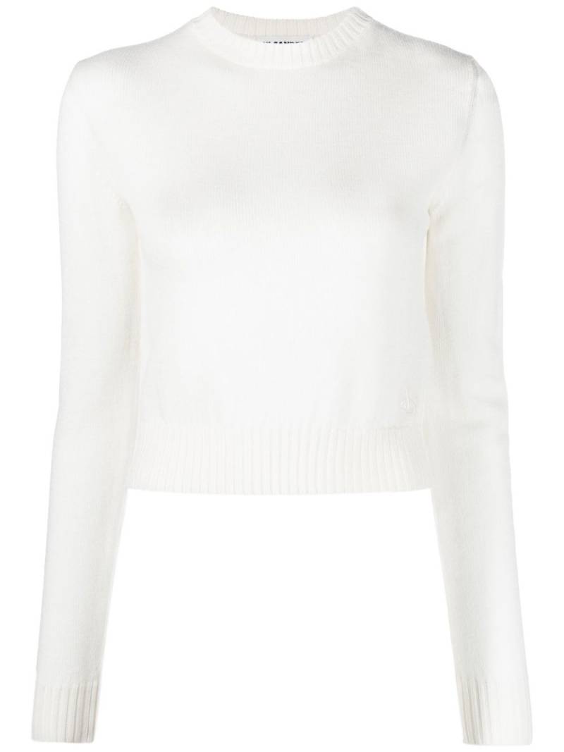 Jil Sander crew-neck wool jumper - Neutrals von Jil Sander