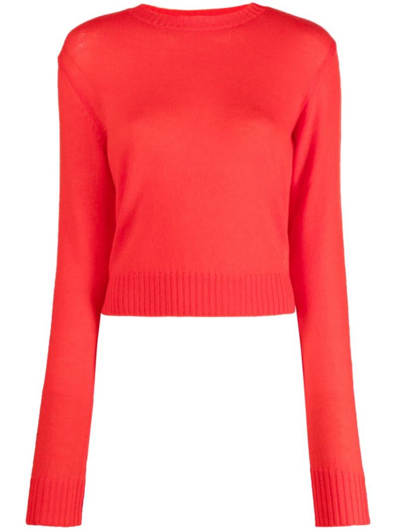 Jil Sander crew-neck wool jumper - Red von Jil Sander