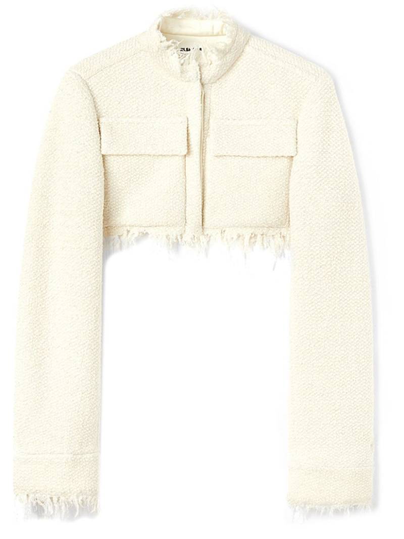 Jil Sander cropped jacket - White von Jil Sander