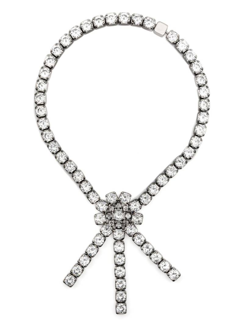 Jil Sander crystal-embellished necklace - Silver von Jil Sander