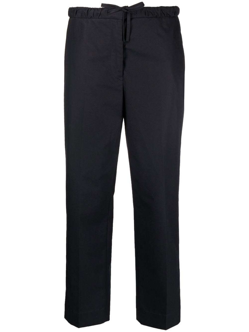 Jil Sander drawstring cropped trousers - Blue von Jil Sander