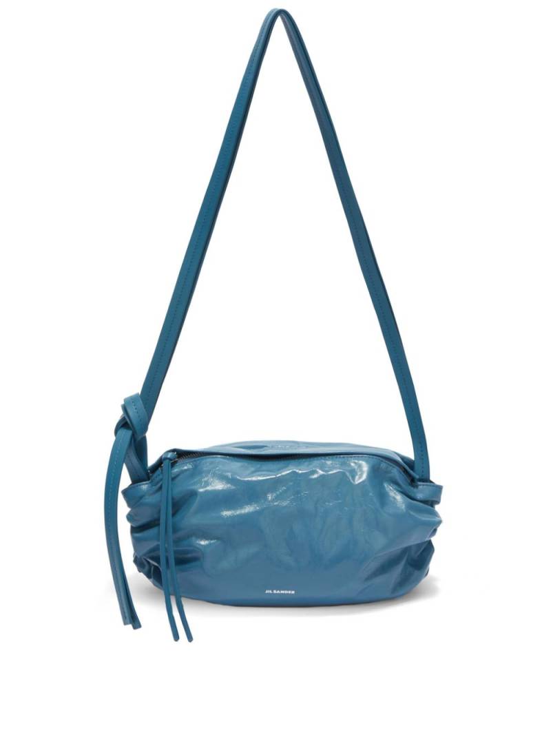 Jil Sander drawstring-detail leather crossbody bag - Blue von Jil Sander