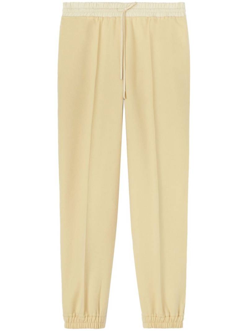 Jil Sander drawstring-fastening waistband trousers - Yellow von Jil Sander