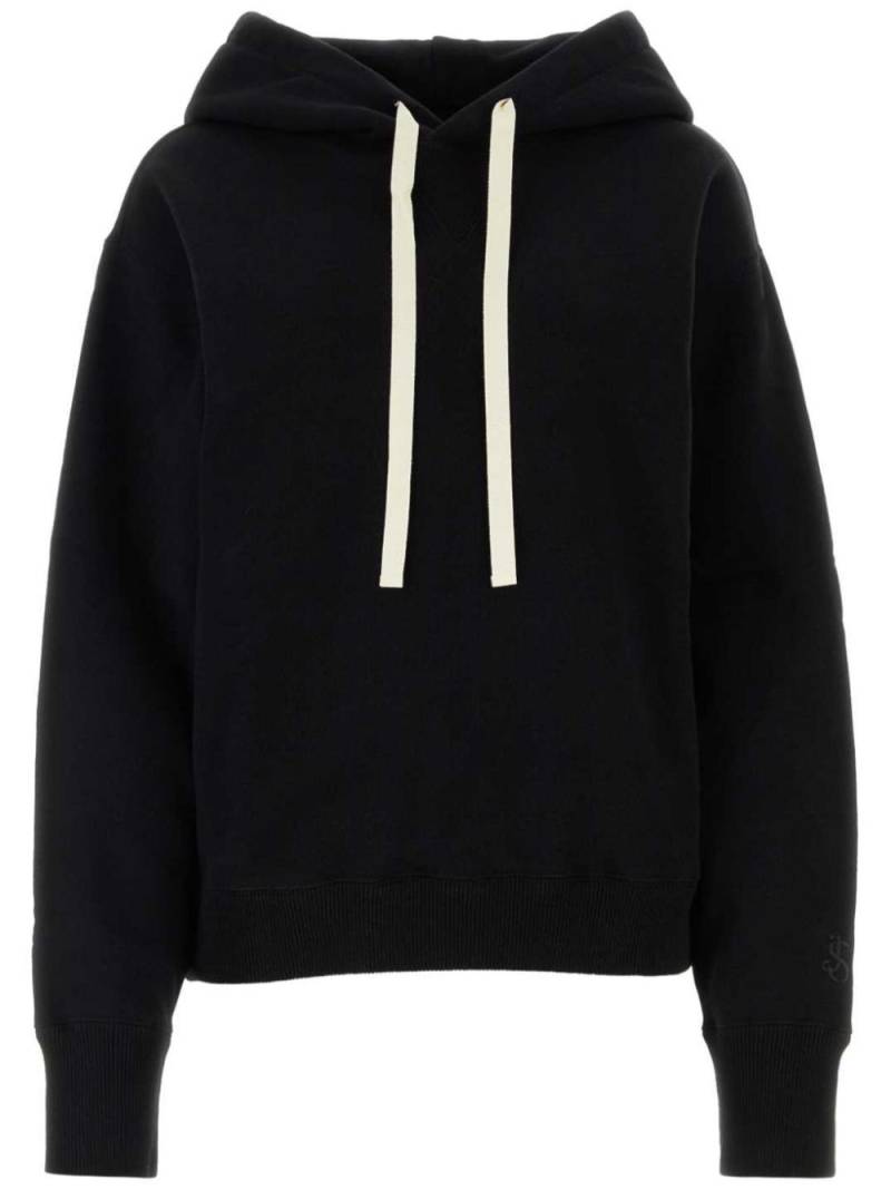 Jil Sander drawstring hoodie - Black von Jil Sander