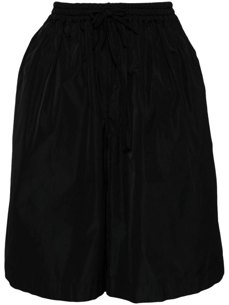 Jil Sander elasticated knee-length shorts - Black von Jil Sander