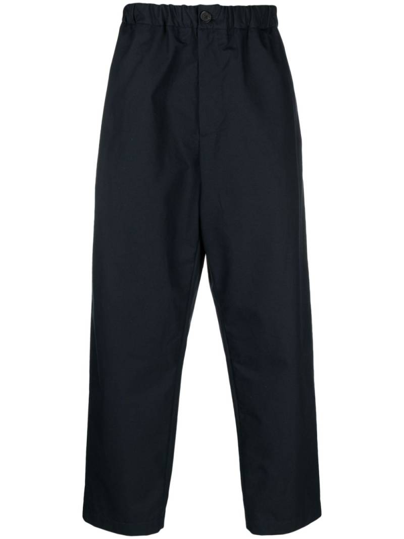 Jil Sander elasticated straight-leg trousers - Blue von Jil Sander