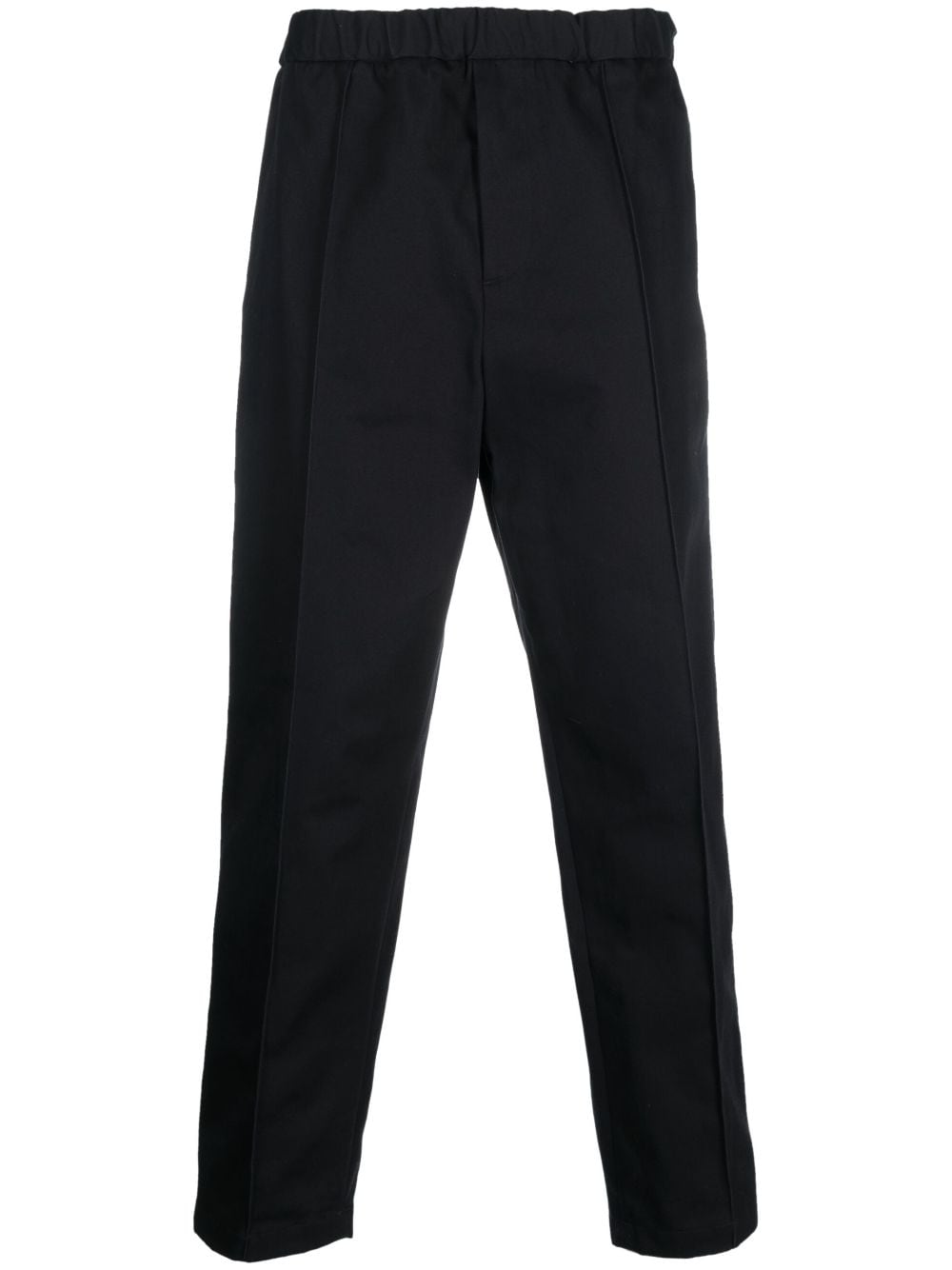 Jil Sander elasticated-waist straight-leg trousers - Blue von Jil Sander