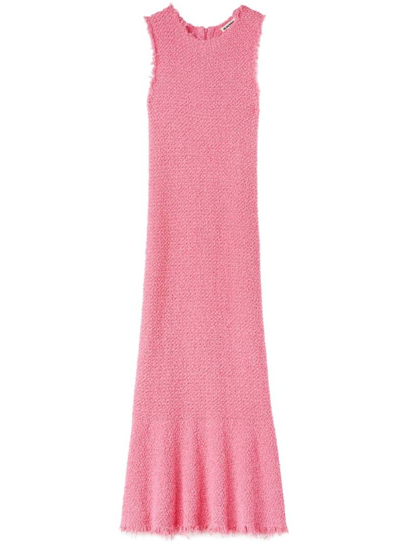 Jil Sander embroidered sleeveless maxi dress - Pink von Jil Sander