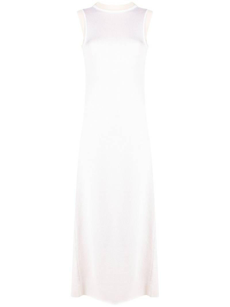 Jil Sander fine knit sleeveless dress - Neutrals von Jil Sander