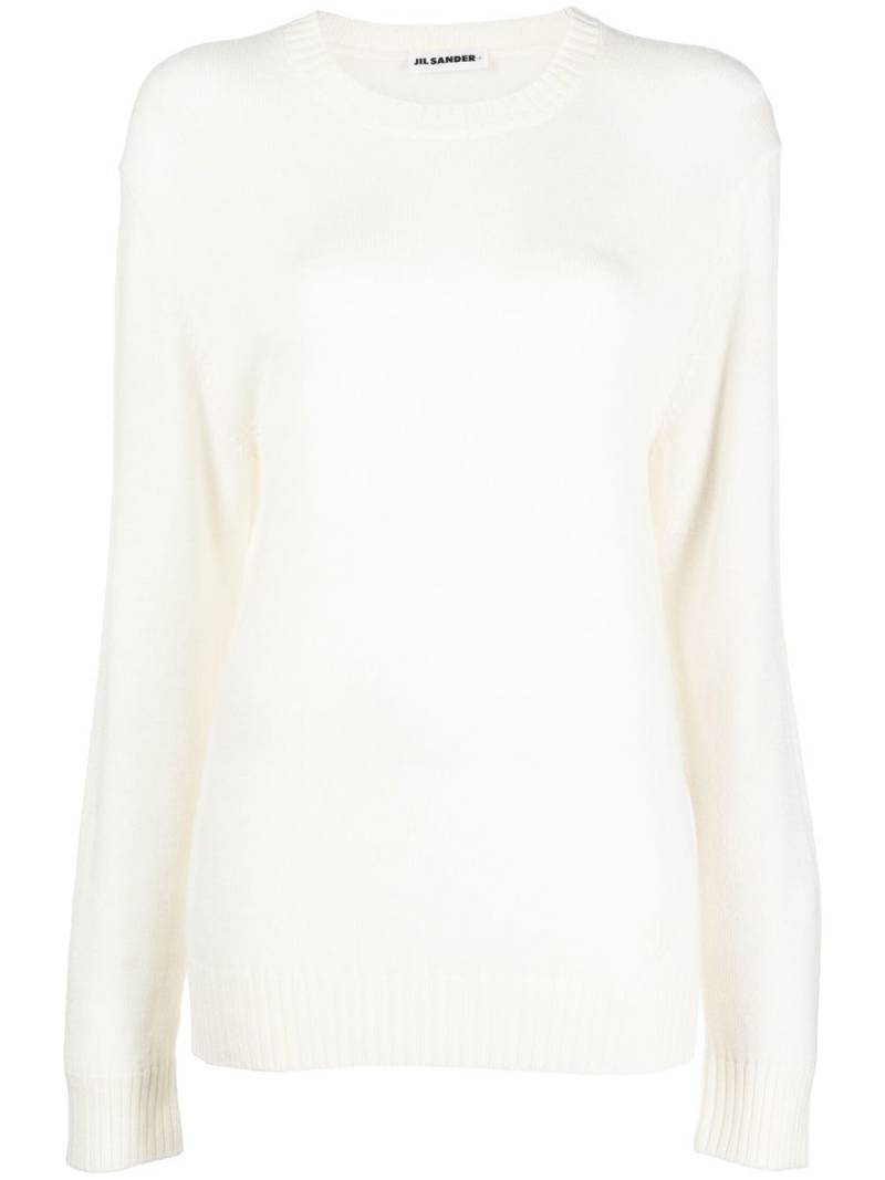 Jil Sander fine-knit wool jumper - White von Jil Sander