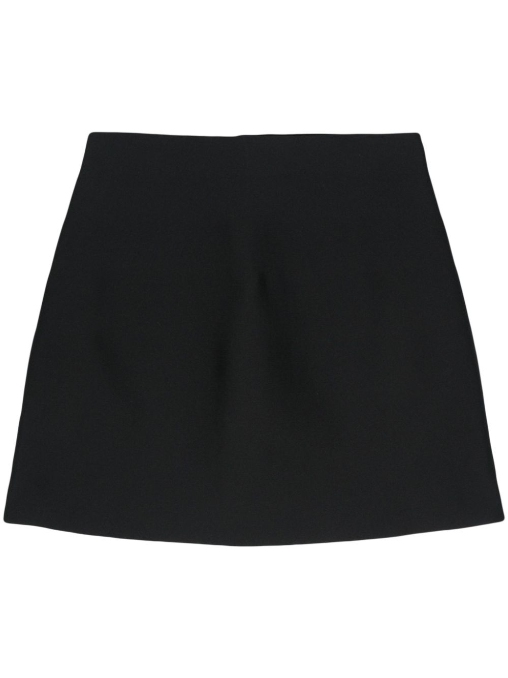 Jil Sander fine-ribbed mini skirt - Black von Jil Sander