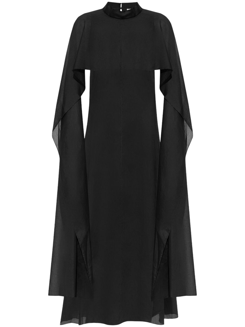 Jil Sander flowing effect dress - Black von Jil Sander