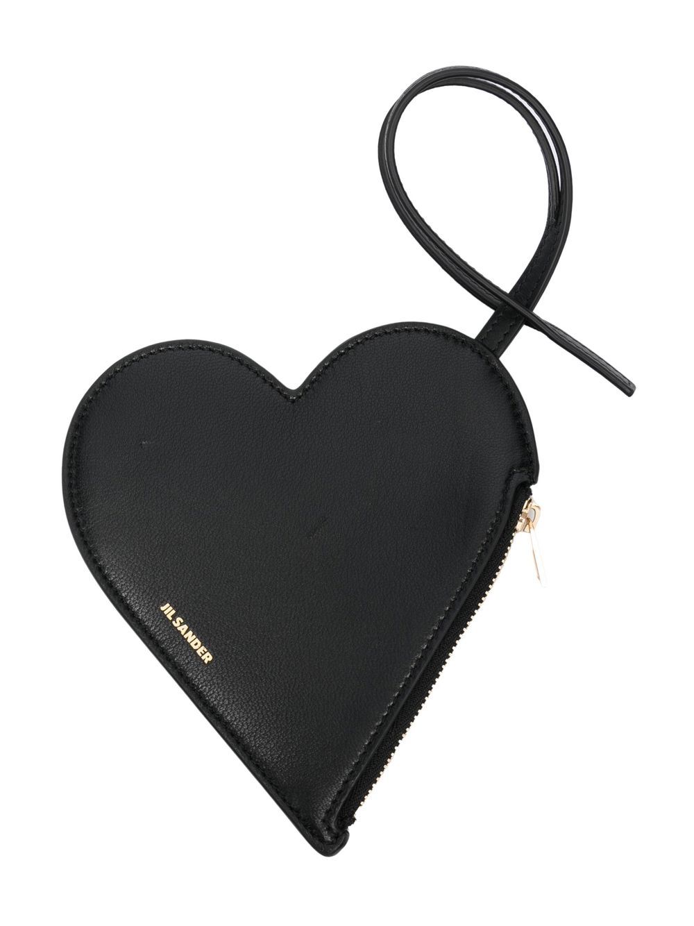 Jil Sander heart-shaped purse - Black von Jil Sander