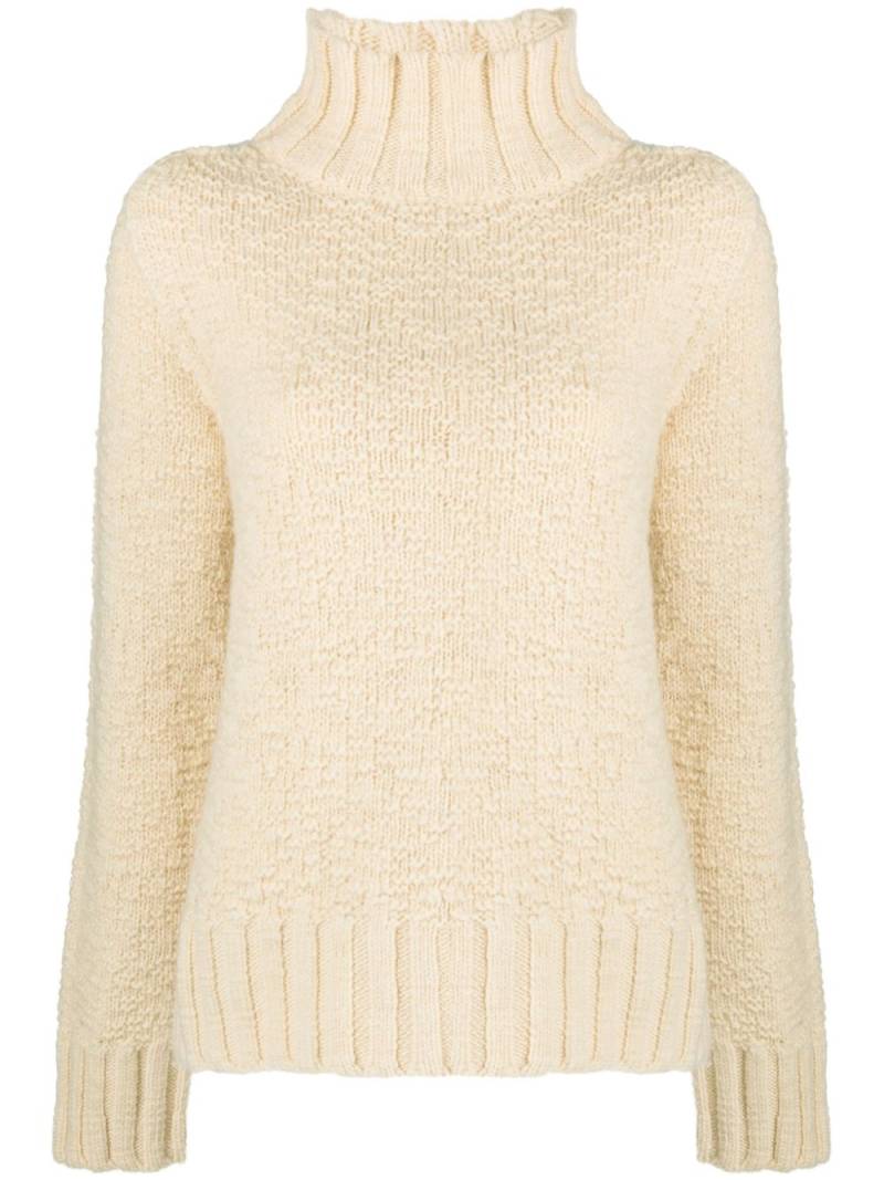 Jil Sander high-neck wool jumper - Neutrals von Jil Sander