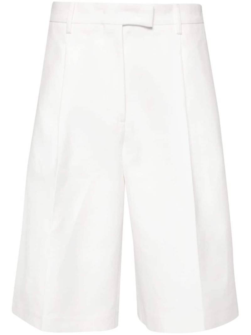 Jil Sander high-waist bermuda shorts - White von Jil Sander