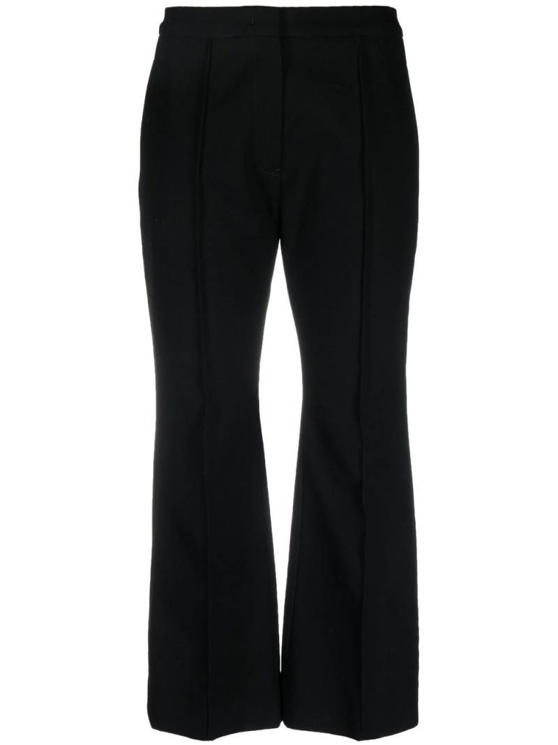 Jil Sander high-waisted cropped trousers - Black von Jil Sander