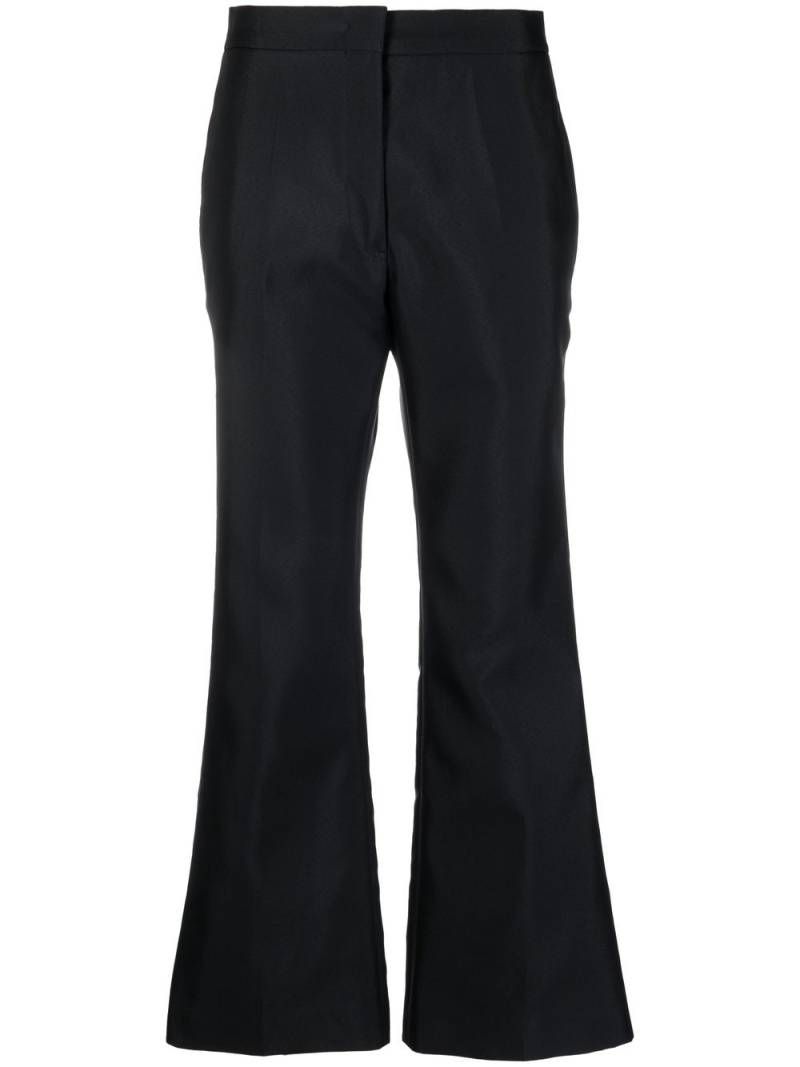 Jil Sander high-waisted cropped trousers - Blue von Jil Sander