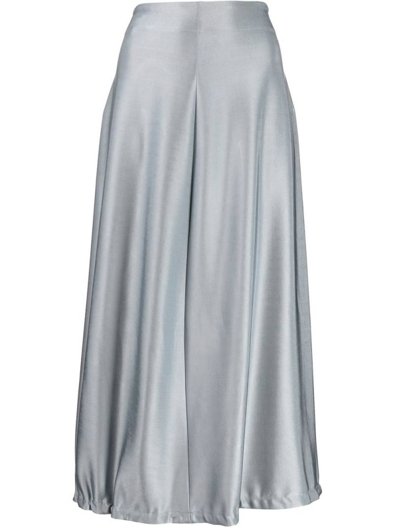 Jil Sander high-waisted midi skirt - Blue von Jil Sander