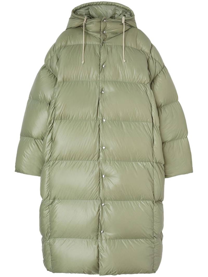 Jil Sander hooded padded coat - Green von Jil Sander