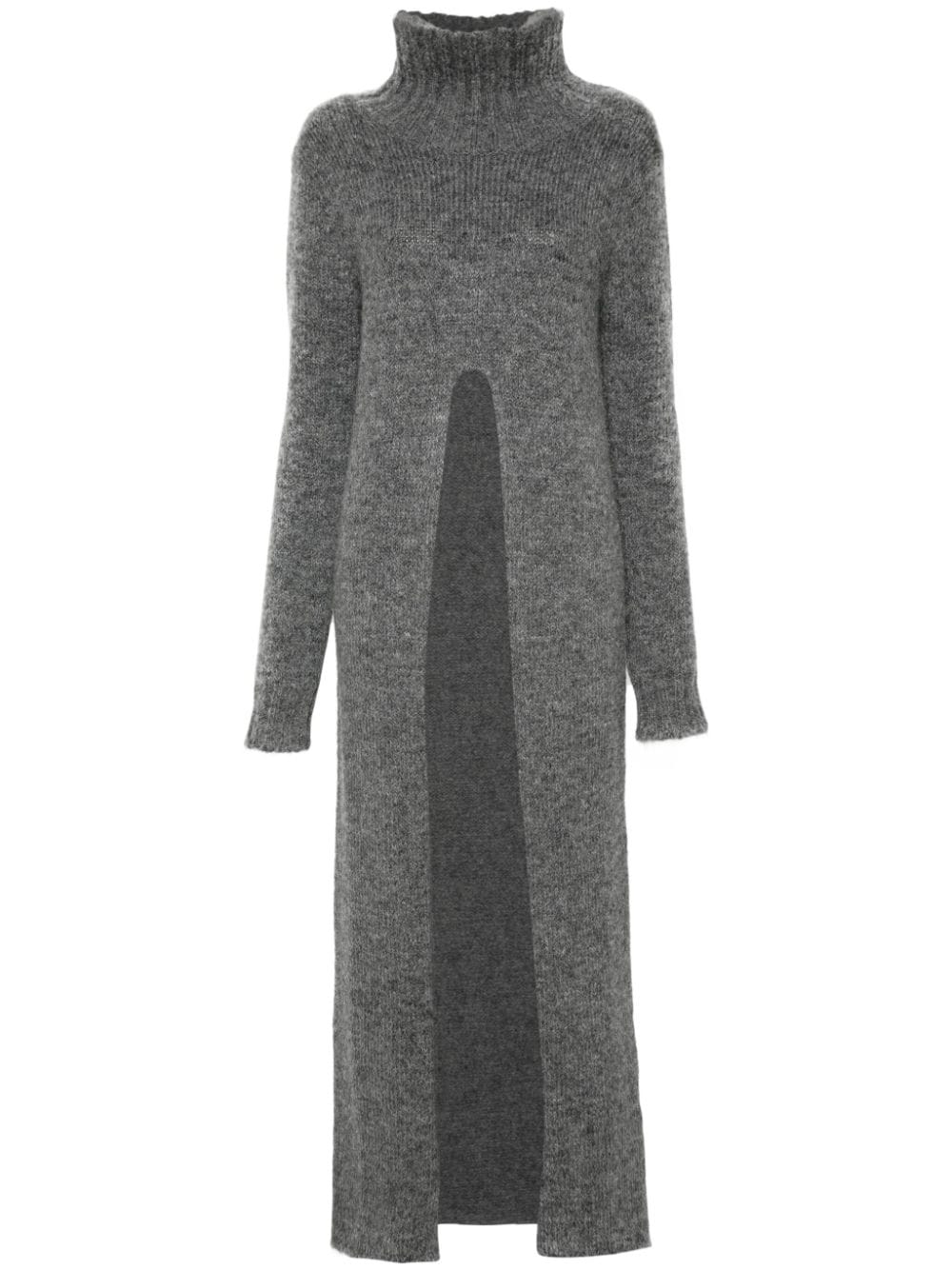 Jil Sander knitted maxi dress - Grey von Jil Sander