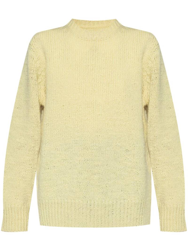 Jil Sander knitted wool jumper - Yellow von Jil Sander