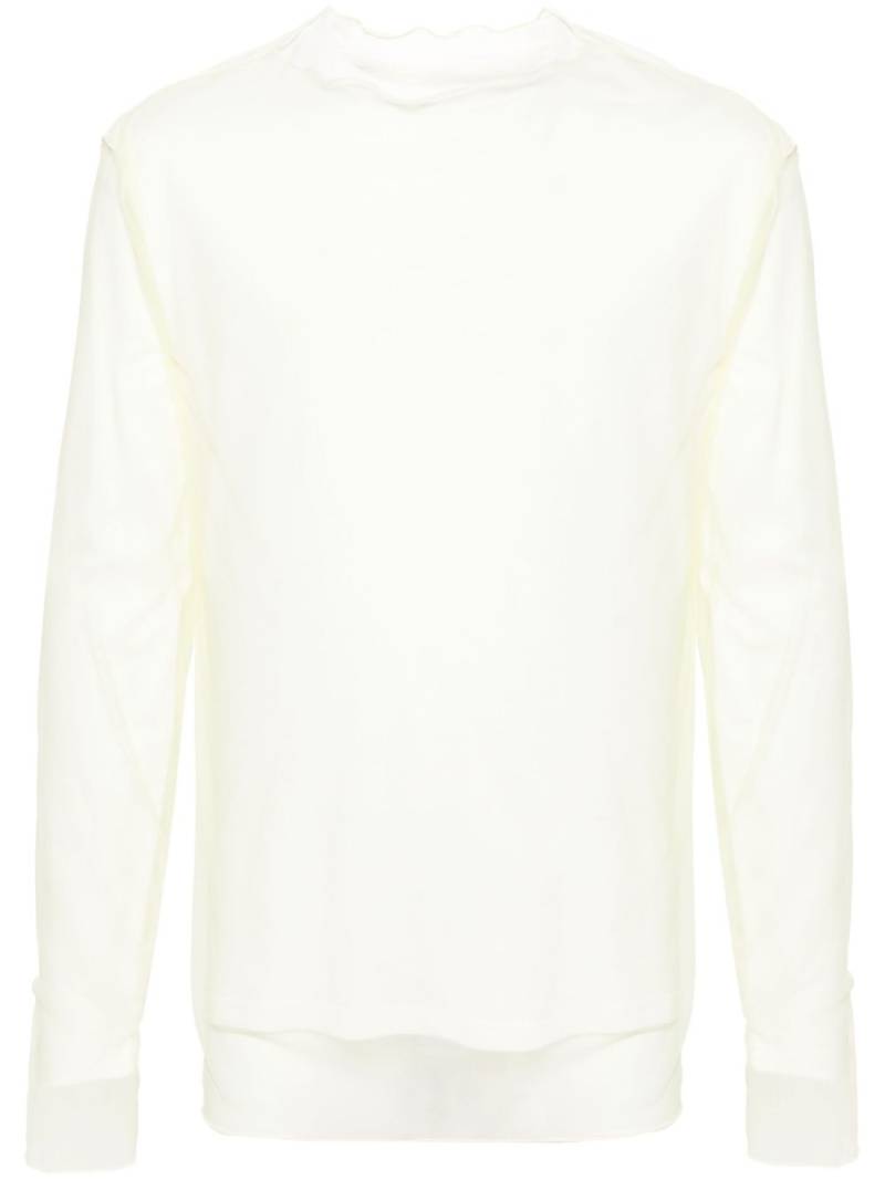 Jil Sander layered cotton T-shirt - Yellow von Jil Sander