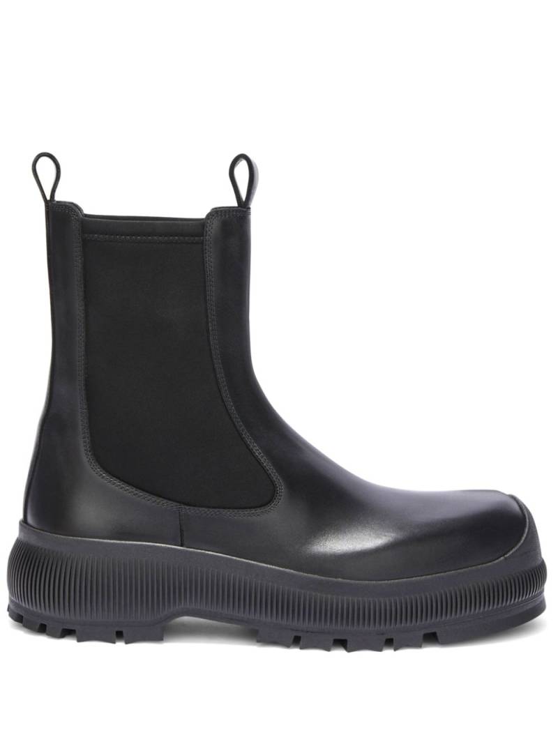 Jil Sander leather Chelsea boots - Black von Jil Sander