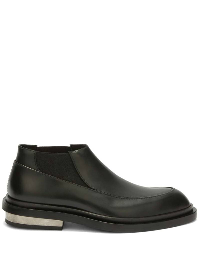 Jil Sander leather ankle boots - Black von Jil Sander