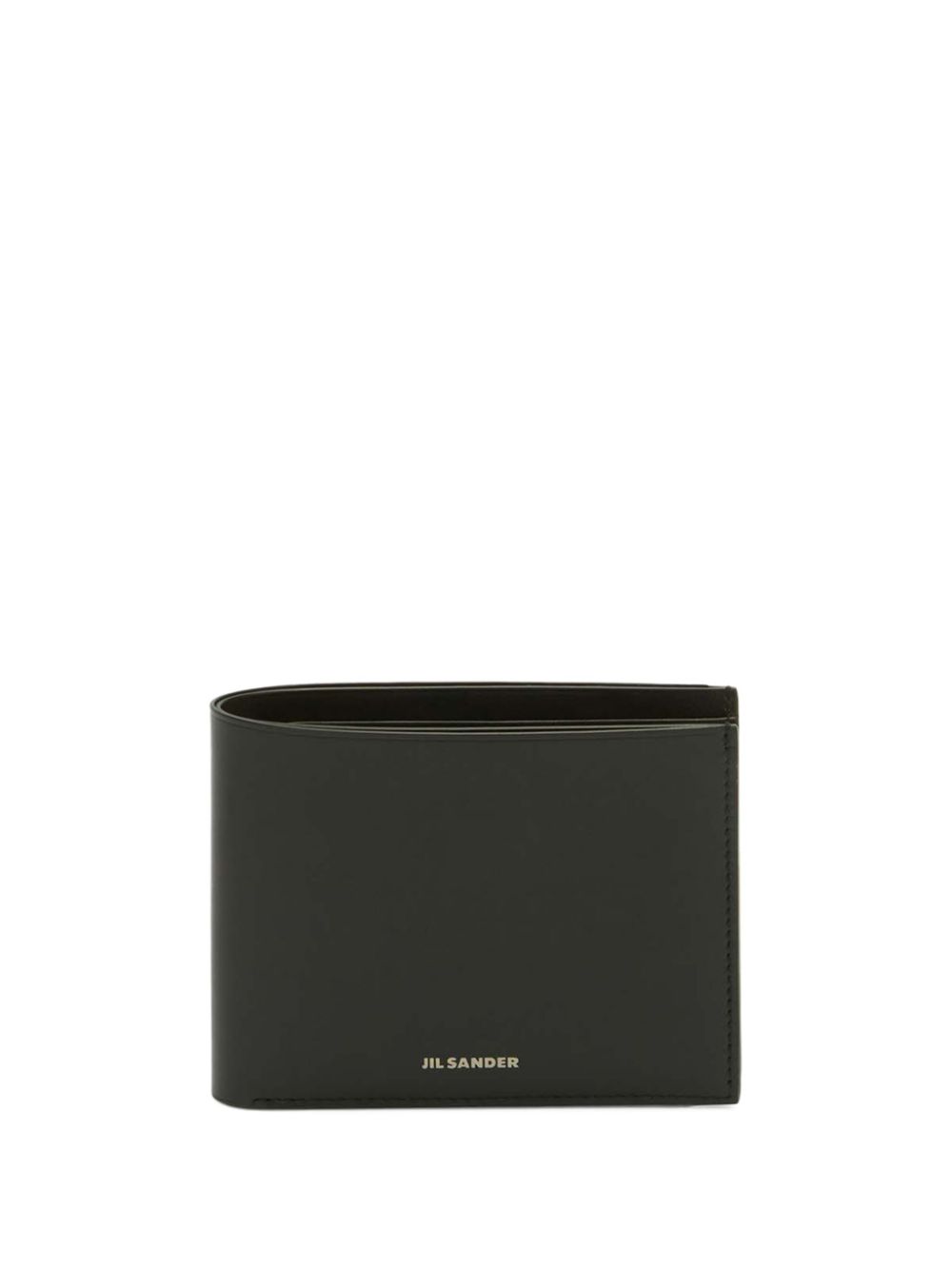 Jil Sander leather bi-fold wallet - Black von Jil Sander