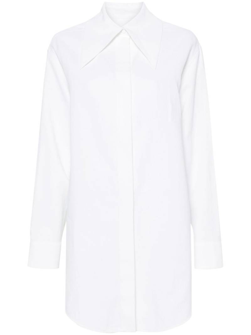 Jil Sander linen chambray shirt - White von Jil Sander