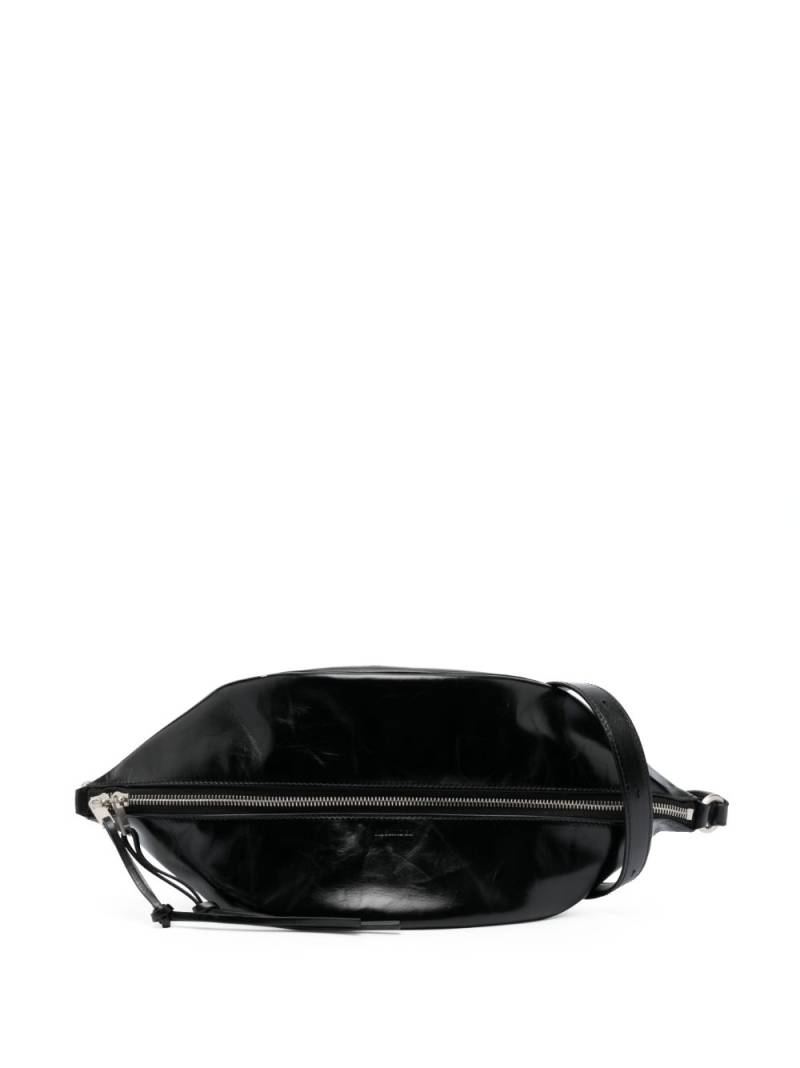 Jil Sander logo-debossed leather belt bag - Black von Jil Sander