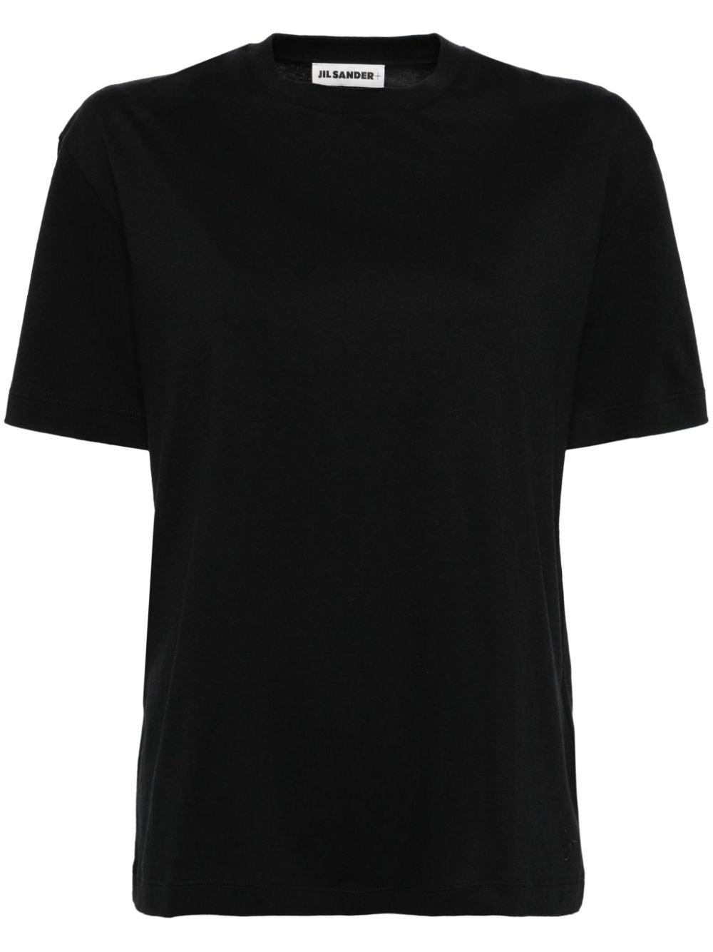 Jil Sander logo-embroidered T-shirt - Black von Jil Sander