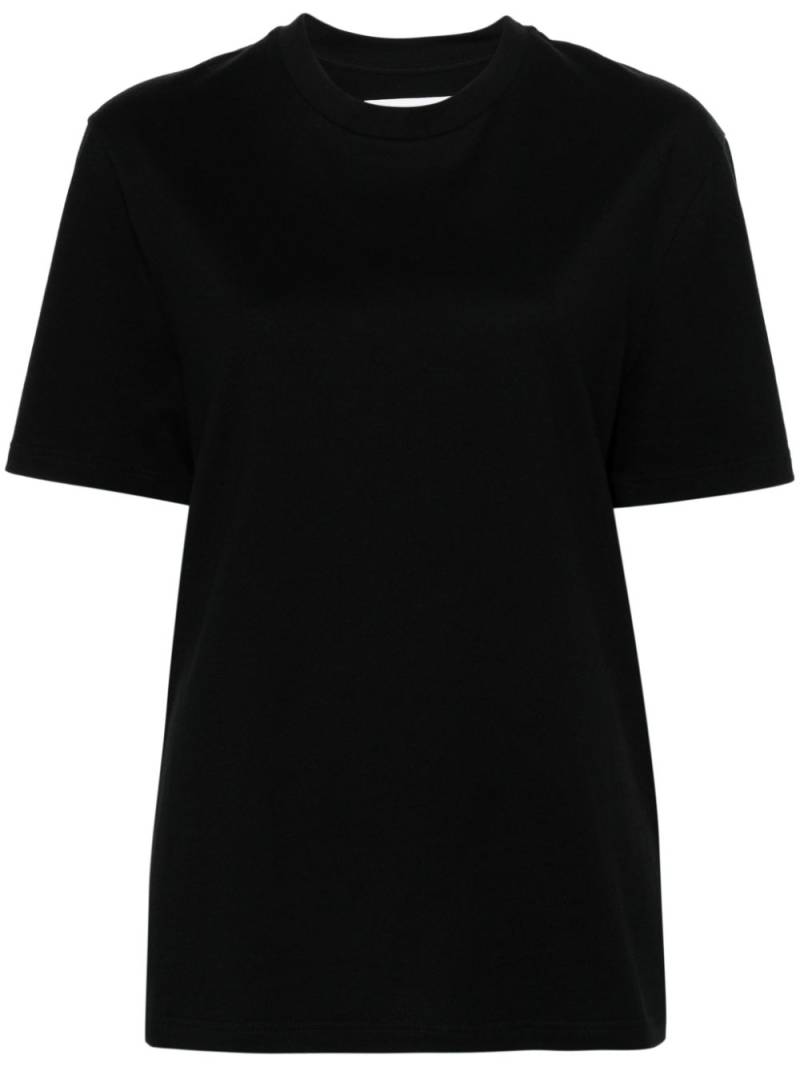 Jil Sander logo-print cotton T-shirt - Black von Jil Sander