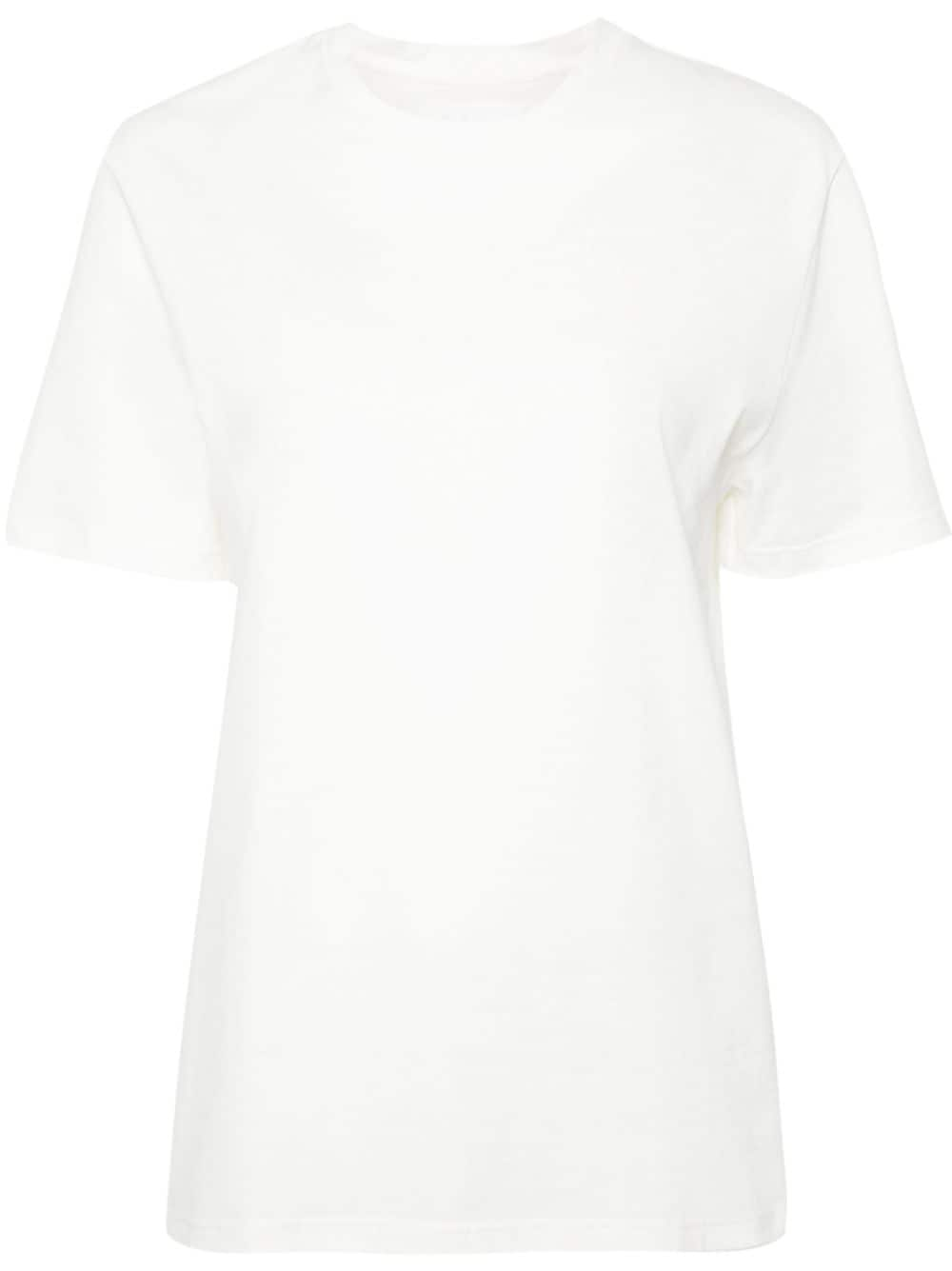 Jil Sander logo-print cotton T-shirt - Neutrals von Jil Sander