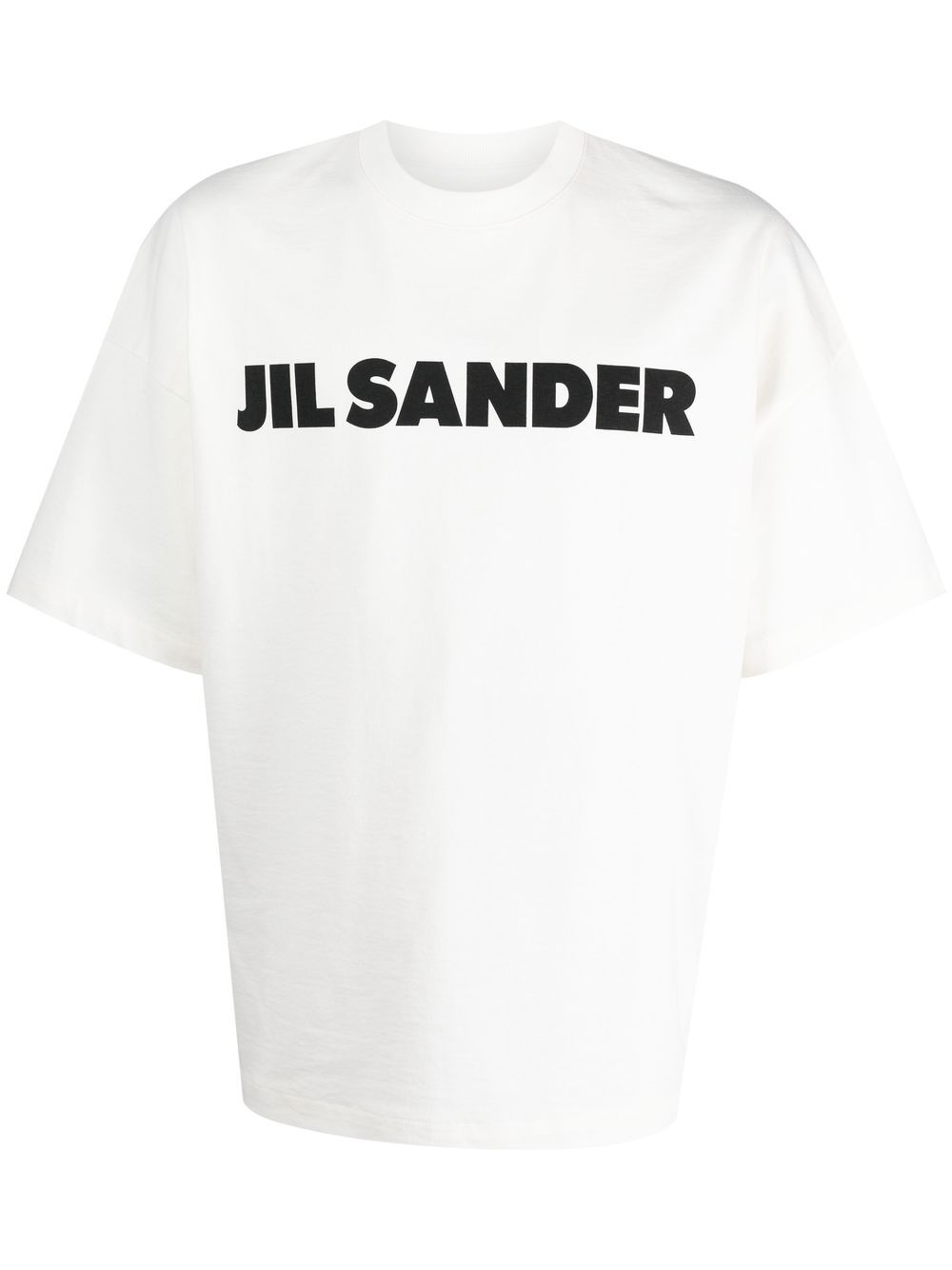 Jil Sander logo-print cotton T-shirt - White von Jil Sander