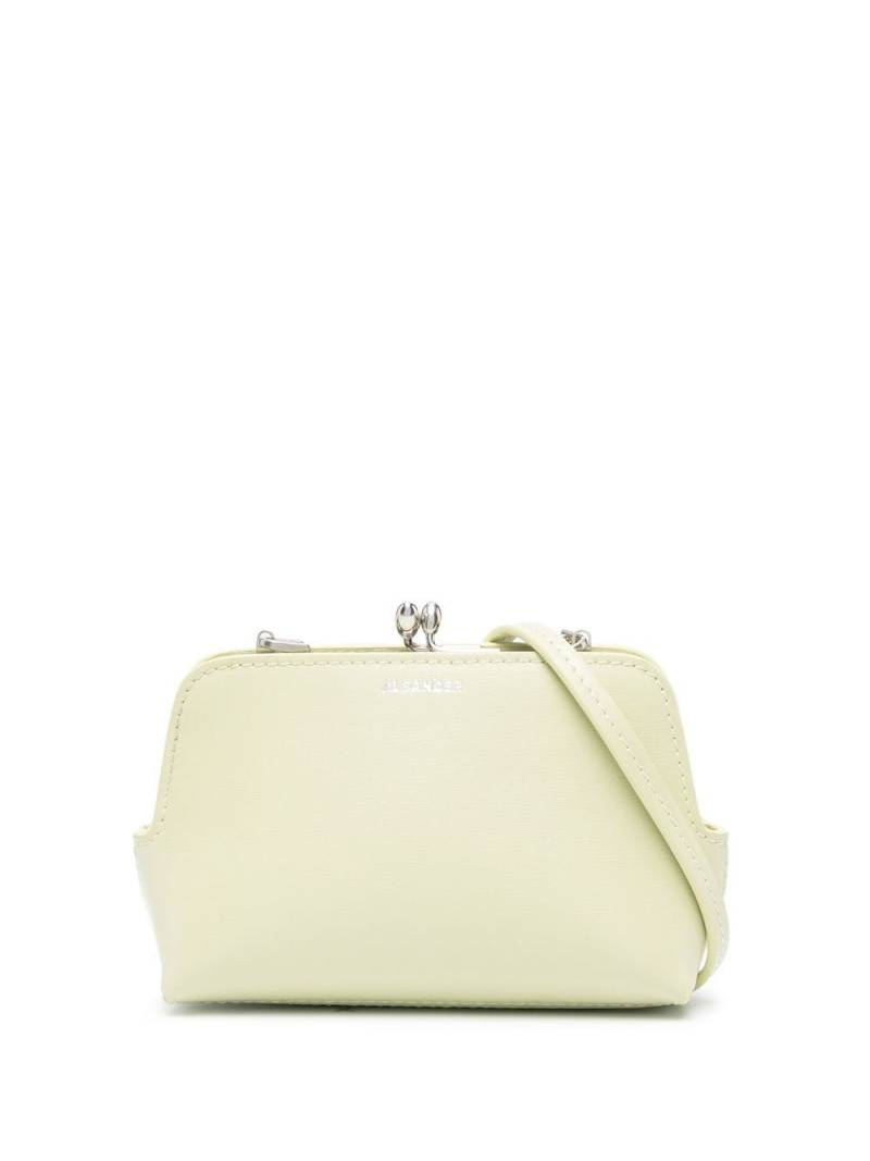 Jil Sander logo-print crossbody bag - Green von Jil Sander