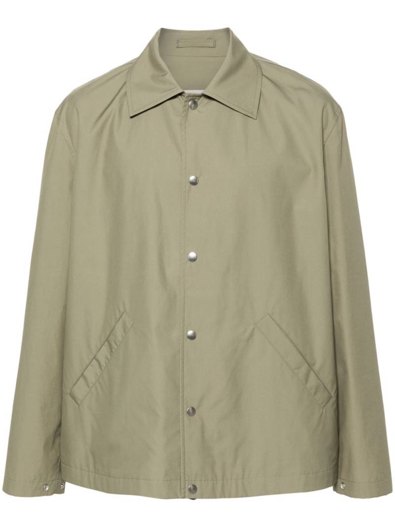 Jil Sander logo-print jacket - Green von Jil Sander