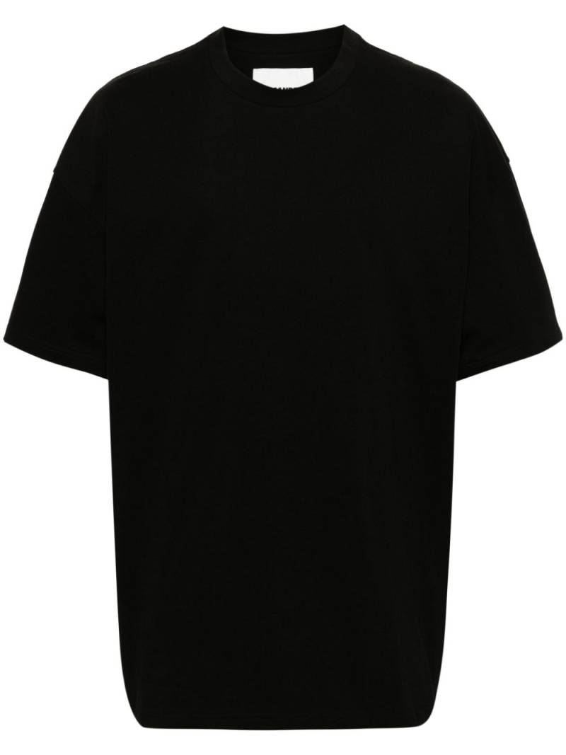 Jil Sander logo-print layered T-shirt - Black von Jil Sander