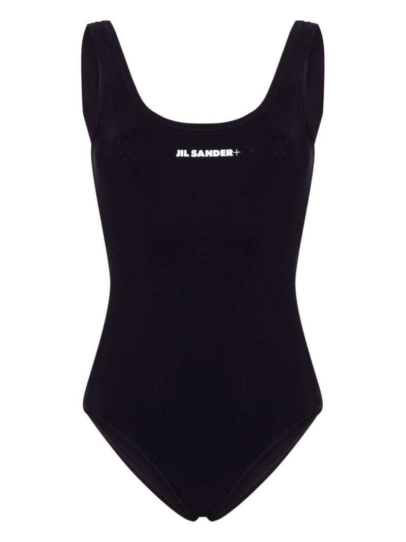 Jil Sander logo-print swimsuit - Blue von Jil Sander