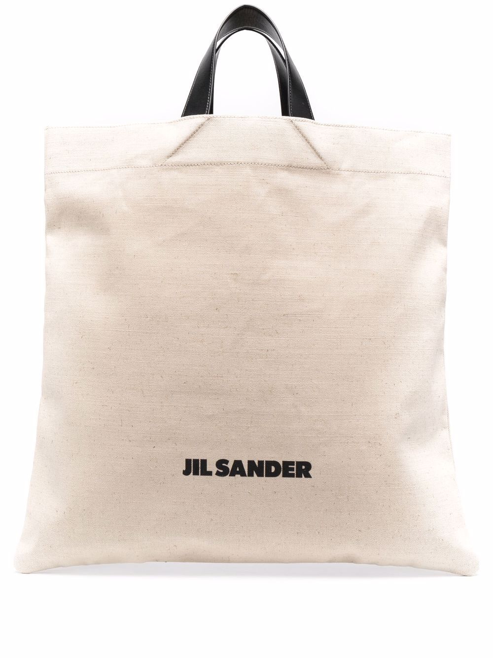 Jil Sander logo-print tote bag - Neutrals von Jil Sander