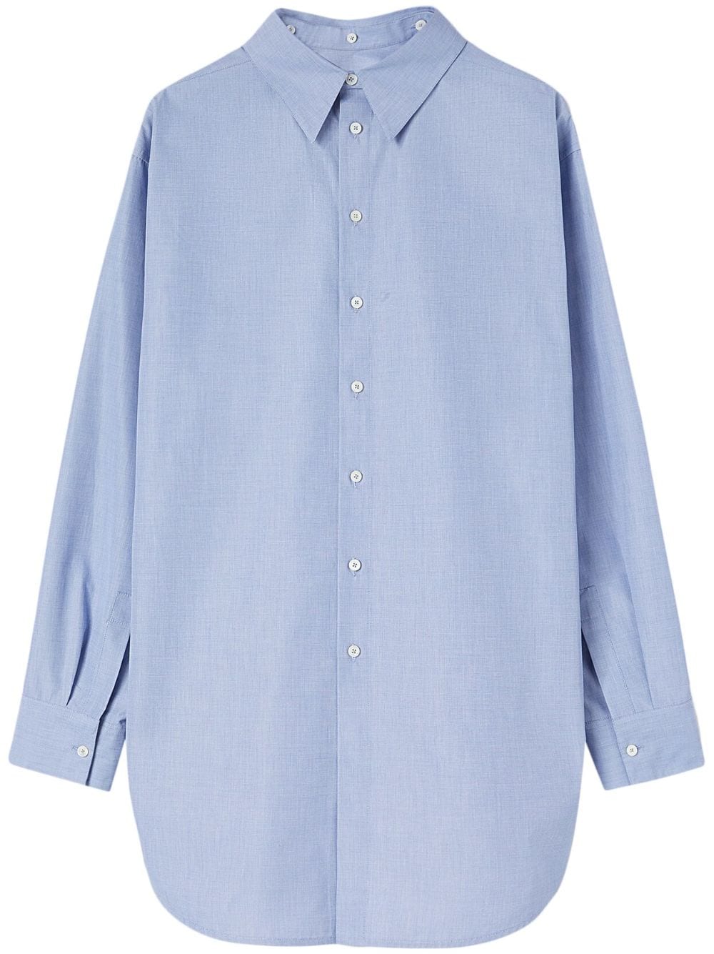 Jil Sander long-sleeve cotton shirt - Blue von Jil Sander