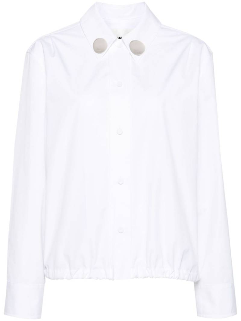 Jil Sander long-sleeve poplin shirt - White von Jil Sander