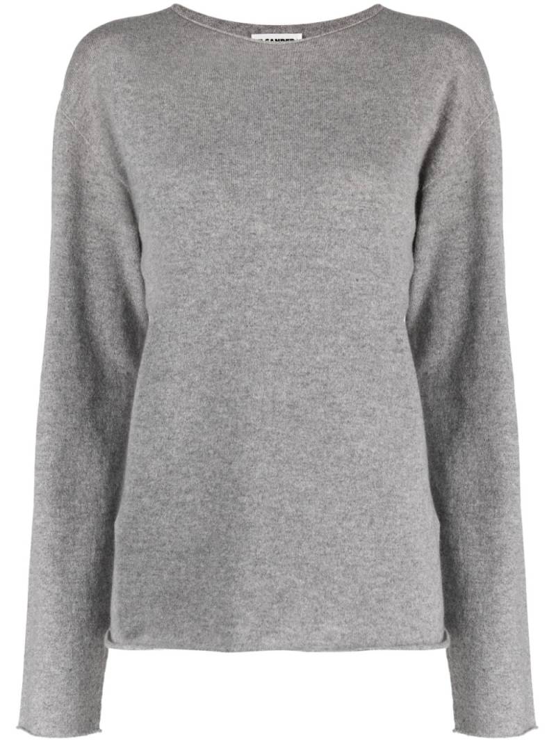 Jil Sander mélange-effect cashmere jumper - Grey von Jil Sander