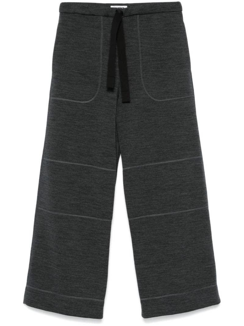 Jil Sander mélange-effect track trousers - Grey von Jil Sander