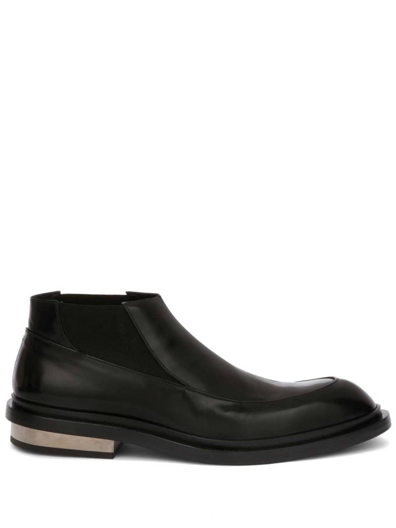 Jil Sander metal-detail leather boots - Black von Jil Sander